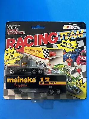 VTG 1992 Racing Champions 1:87 Transporter NASCAR Jimmy Spencer Meineke NEW • $16.99