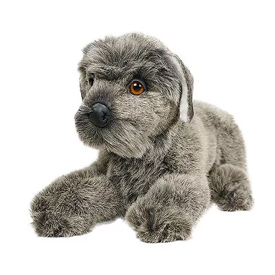 Miniature Schnauzer Puppy By Piutre Handmade In Italy Plush Stuffed Animal NWT • $145