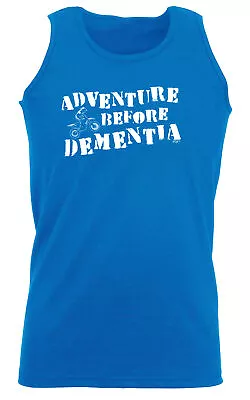 Motorcross Adventure Before Dirtbike Funny Gift Novelty Tank Top Vest Singlet • $23.59