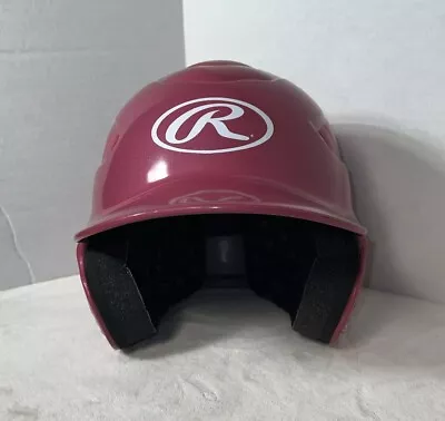 Rawlings Open Face Girls Softball Batting Helmet Sz. 6 1/2” - 7 1/2” Pink • $19.87