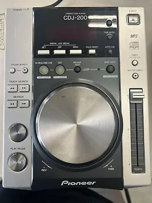 Pioneer CDJ-200 DJ Turntable Player Controller Mix Loop CD MP3 (TESTED&WORKING) • $169.99