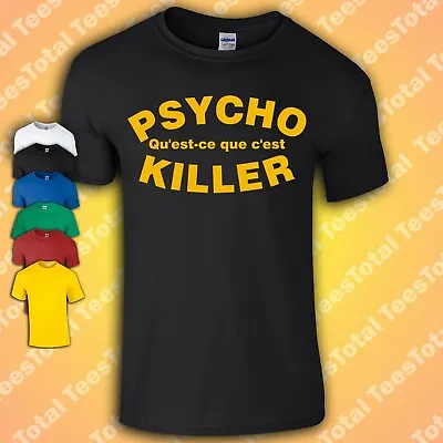 Psycho Killer Qu'est-ce Que C'est T-Shirt | Talking Heads | David Byrne • £15.29