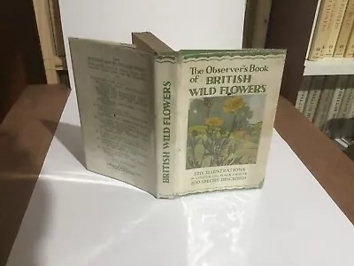 £19.99 • Buy Observers Book Of British Wild Flowers 1938 Reprinted
