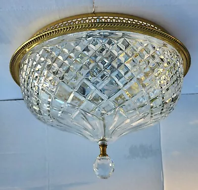 WATERFORD CRYSTAL Ceiling LIGHT 15  • $595