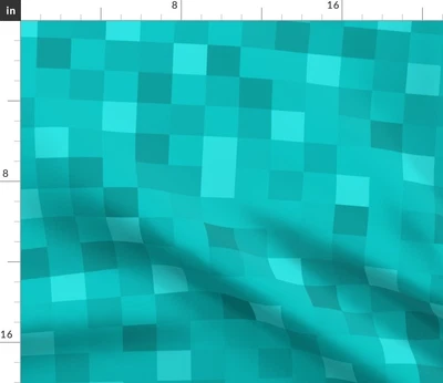 $16 • Buy Pixels 8 Bit Block Computer Game Pixelated Shirt Spoonflower Fabric By The Yard