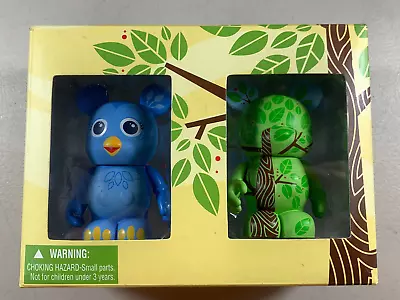 Disney Urban Vinyl Vinylmation + Jr W/ Pin Bird And Tree 4 Figures Lisa Badeen • $34.95