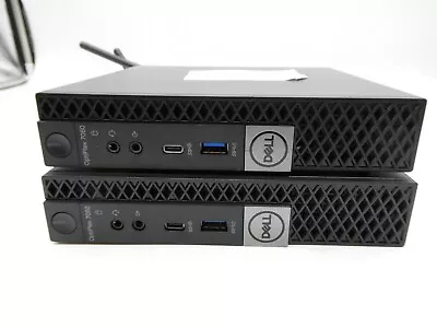 (LOT OF 2) Dell OptiPlex 7060 I5-8600T 2.3GHz 16GB DDR4 256GB SSD • $61