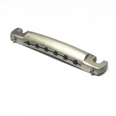 Vintage Wraparound Aged Les Paul Light Weight Aluminum Tailpiece  - Nickel C12 • $119