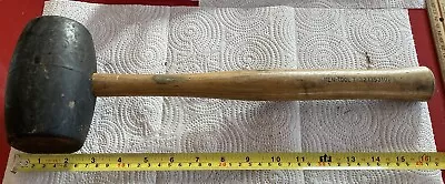 Ken-Tool T-32 35310 Vintage Wood Handled Hammer Large Rubber Head 17” Length • $10.95