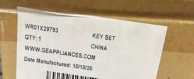$14 • Buy WR01X29793 GE Freezer Key Set