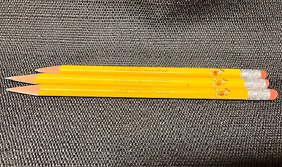 Vintage Walt Disney Productions Mickey Mouse 3 Yellow Lead Pencils Faber-Castell • $9.50