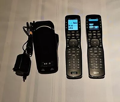 Lot Of 2 Universal Remote Control IR/RF Remote W/Charging Base MX-890 & MX-980i • $120