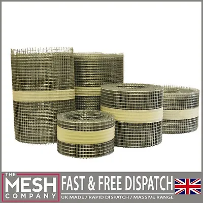 SS & Galv RatMesh Rodent Proofing Welded Wire Metal Mesh-Blocks Rats Mice • £19.59