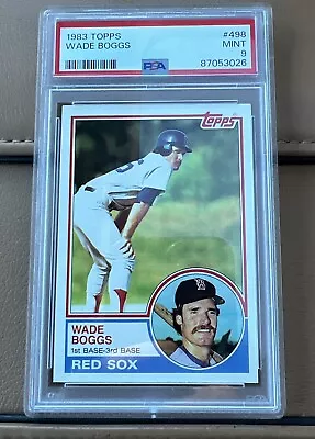 Wade Boggs 1993 Topps #498 PSA 9 Rookie • $119