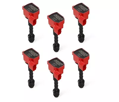 MSD Blaster Ignition Coil Red 6-Pack For 2003-08 Nissan 350Z / Infiniti M35 G35 • $338.77