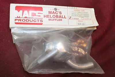 Macs Heloball Helicopter Muffler #5341 O.s 21 32 Fsr Enya 21 Magnum Model Engine • $34.95