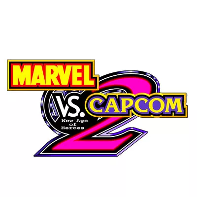 Marvel Vs. Capcom 2 Logo Shaped Retro Vinyl Decal Sticker • $4.99