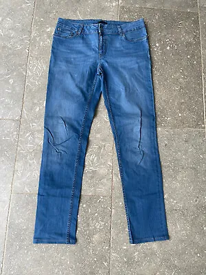 £110 • Buy PRADA Jeans Trousers Pants Blue Size 31” Waist  30” Length. Skinny Gorgeous