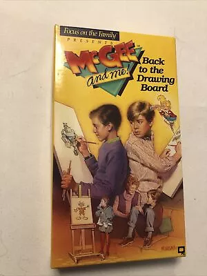 MCGEE AND ME BACK TO THE DRAWING  VHS Tape  COMPLETE/TESTED SEE PHOTOS (VHS32) • $15.19