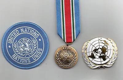 United Nations Medal For Syria un Beret Badge And Sleeve Badge -superb Lot • £27.95