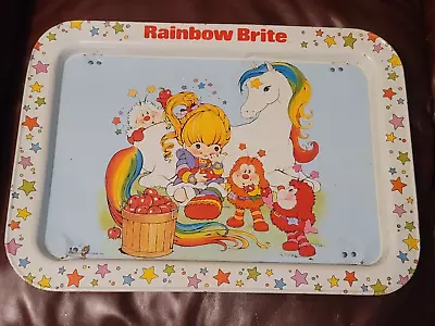 Vintage Rainbow Brite 1983 Hallmark Cards Metal TV Tray • $38