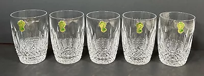 5 Colleen Short Stem By Waterford Crystal -  4 1/4   10 Oz Tumblers • $245