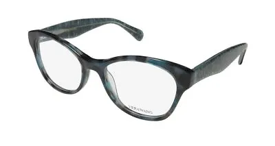 New Vera Wang V374 Eyeglasses 49-17-130 Full-rim Te Womens Tortoise Cat Eye • $29.95