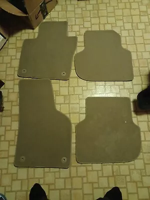 Car Floor Mats For VW Jetta 2011 2017 Carpet Tan Auto Liners - Used • $50