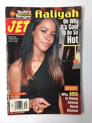 JET Magazine July 23 2001 Aaliyah / AIDS / Venus Williams • $49.99