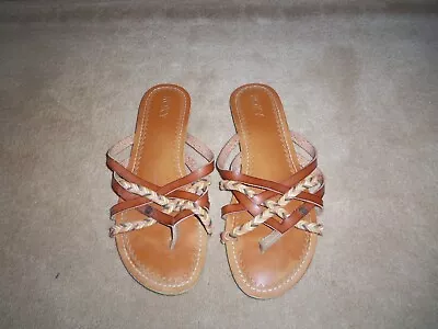 Roxy Brown Strappy Sandals Women's Size 9 • $1