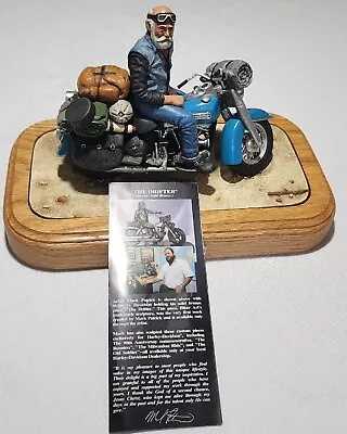 Vintage1994 Harley Davidson Mark Patrick Old Soldier  Motorcycle Sculpture 199  • $399