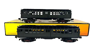 30-2757-3 MTH O-Gauge Metropolitan Green 2-Car Lo-V  Non-Powered Subway Set • $229.95