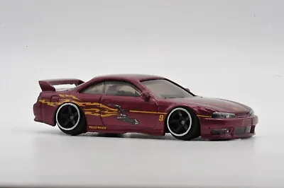 Nissan 240sx S14 - Custom Stanced Rolling Chassis Hot Wheels By Ben • $59.99