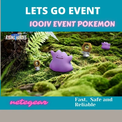 $4 • Buy 🔥Pokemon LETS GO EVENT✔ 100iv Event Pokemon Pansage Pansear Panpour Ditto🔥