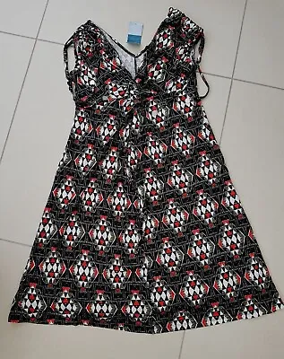£6.99 • Buy  BNWT M&S Womens Beachwear Cover Up Dress / Sundress Size 8/10 - Black/multi