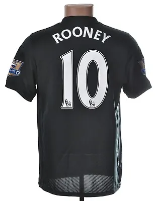 Manchester United 2009/2010 Away Football Shirt #10 Rooney Nike Size S • $89.99