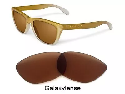 Galaxy Replacement Lenses For Oakley Frogskins Sunglasses Brown Color 100% UVAB • $4.99