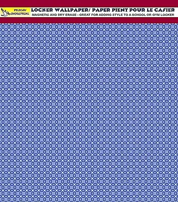 Deluxe School Locker Magnetic Wallpaper - Pack Of 12 Sheets - (Blue Vr45) • $59.99
