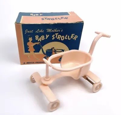 Vintage “Just Like Mothers Stroller” In PINK! With Original Box | Jeryco • $29.68