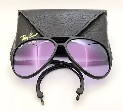 Vintage B&L Ray Ban Bausch & Lomb A30 Purple Chromax Sports W1741 58mm W/Case • $489.99