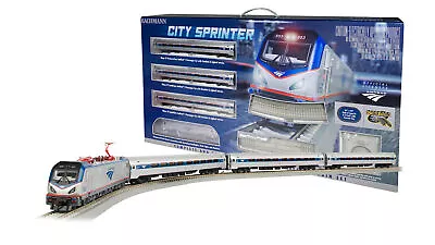 Bachmann 00772 Amtrak City Sprinter Passenger Train Set W/ DCC/Sound Ready HO • $592.88