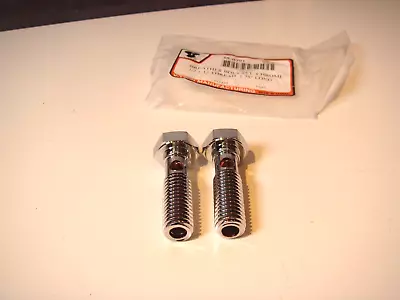 Harley Chrome Breather Bolts 1992 Up 1/2  EVO FXR XL Sportster V-Twin 35-0791 F3 • $23.83