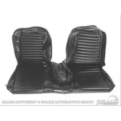 Scott Drake 65CPPFULLBK Full Set Pony Upholstery Black For Ford Mustang 65-66 • $972.22