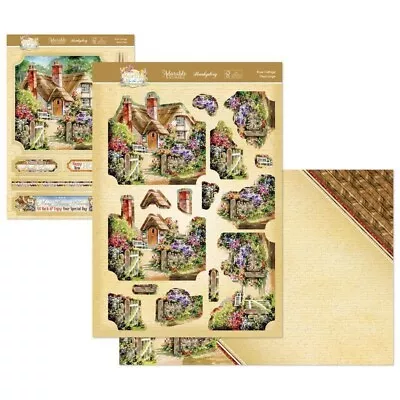 £1.99 • Buy Hunkydory Rose Cottage Deco Large Spring Decoupage Card Kit P&P Discount