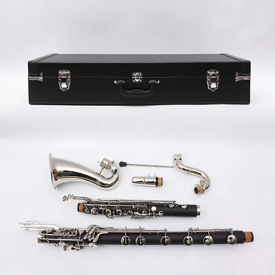 Yinfente Bass Clarinet Low C Bb Key Ebonite Wood Sweet Sound Free Case • $1198