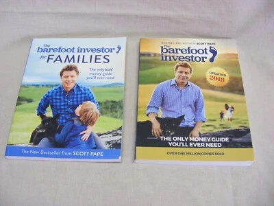 $20 • Buy The Barefoot Investor X2 Books For Families And Updated 2018 ED. Pape
