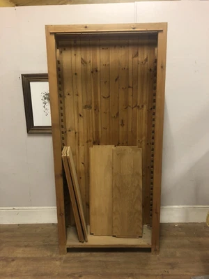 £40 • Buy Tall Solid Pine Bookcase Adjustable Shelving