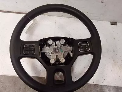 13-18 Dodge RAM 1500 Steering Wheel W/Buttons Black OEM 10287861 • $95.69