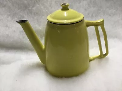 Descoware Coffee Pot Enameled Cast Iron Yellow • $65