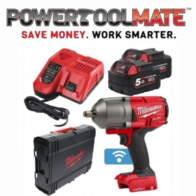 £399.99 • Buy Milwaukee M18ONEFHIWF12-502X 18v ONE KEY Li-ion Fuel 1/2in Friction Ring Impact